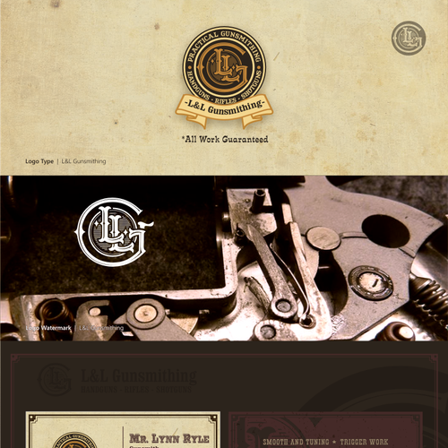 Design di Gunsmith needs New Logo & Business Card Design di NEW BRGHT