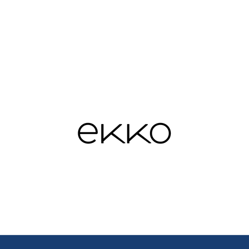 SIMPLE LOGO - ekko Letters then dm after Design by Diseño68