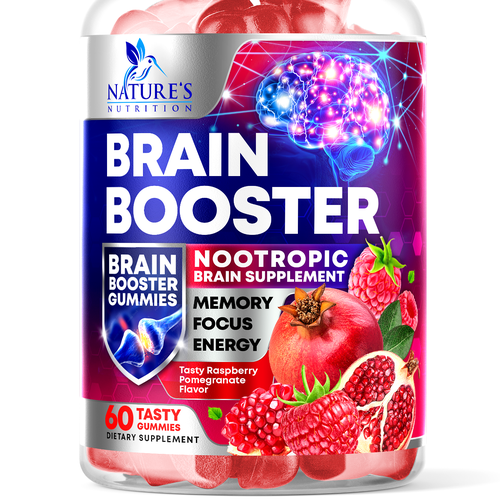 Brain Booster Supplement Design Needed for Nature's Nutrition Design by rembrandtjurin