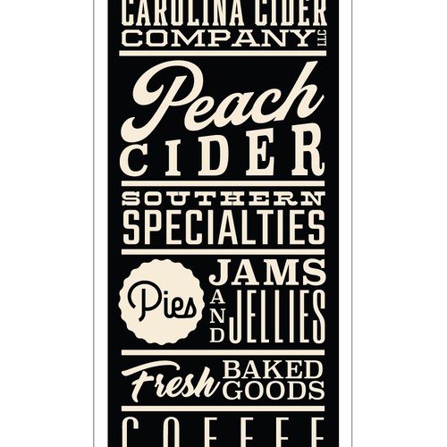 Vintage Country Store Sign for Famous Location Design by PurdyLogo™