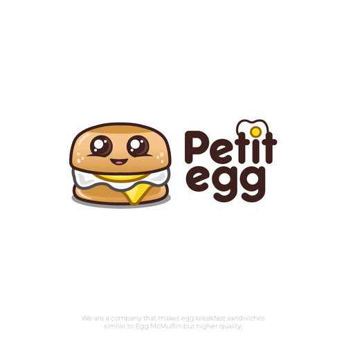 Fun and simple yet Classy logo for a Breakfast Sandwich company Design by Luel