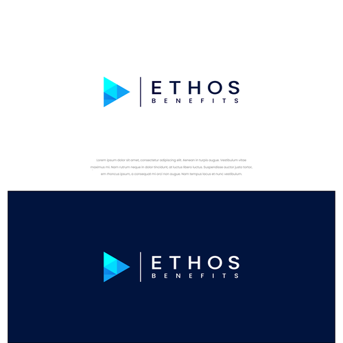 Ethos Benefits - Logo for Employee Benefits Consultant based on Concept of Ethos, Pathos, Logos Design by Wala!