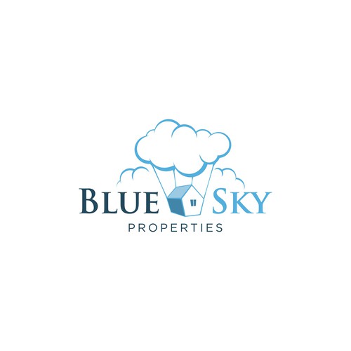 Create a Logo! Blue Sky Properties Design by Mamaana