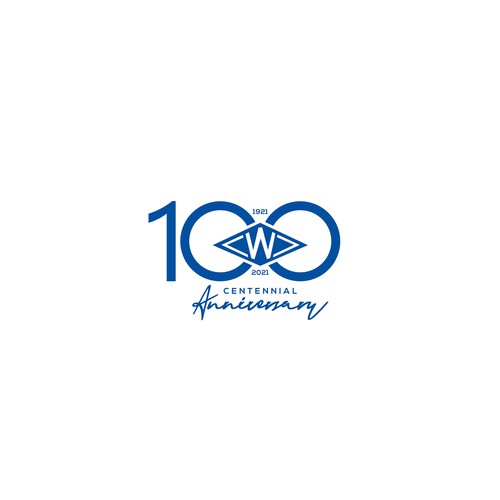 Centennial Anniversary Logo Design by NABEEL™