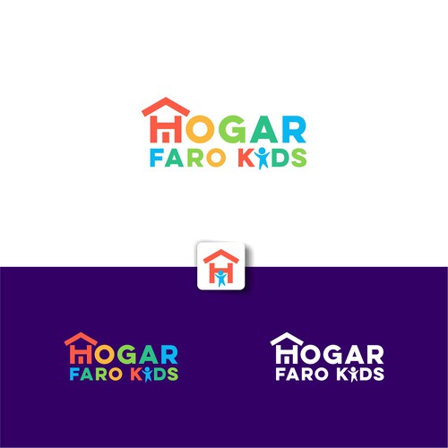 Design a kids logo for an orphanage. Design by Logood.id