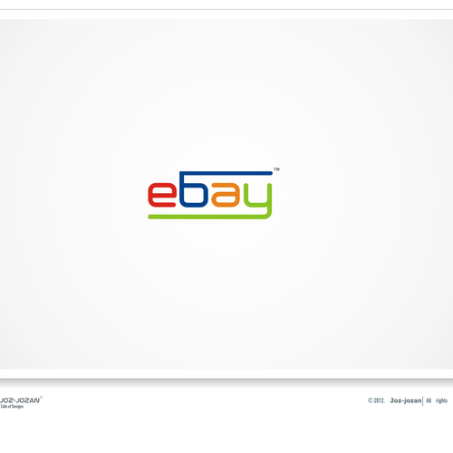 99designs community challenge: re-design eBay's lame new logo! Diseño de Jozjozan Studio©