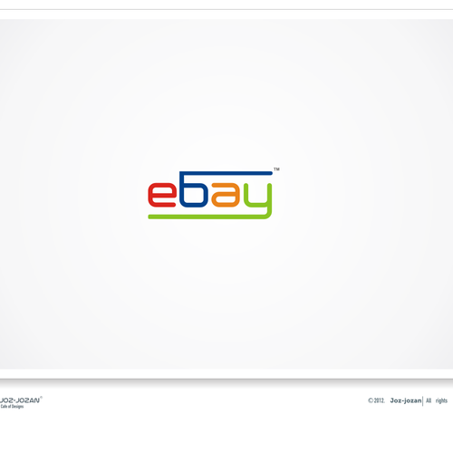 99designs community challenge: re-design eBay's lame new logo! Design by Jozjozan Studio©