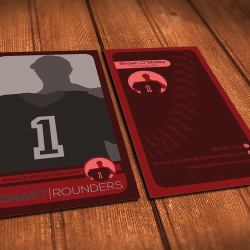 ***Draft Rounders needs a new business card*** Design by aMeliquor