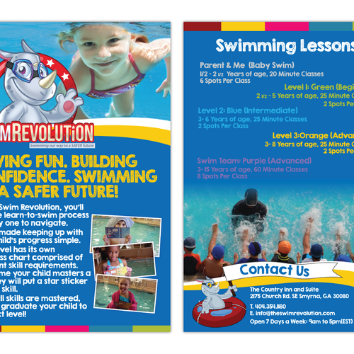 Designs | Design Engaging Flyer for a Fun and Energetic Child Swim ...