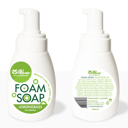 Create beautiful labels for eco-friendly liquid hand soap - the only ...