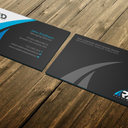 Design A Software Company Business Card You Can T Stop