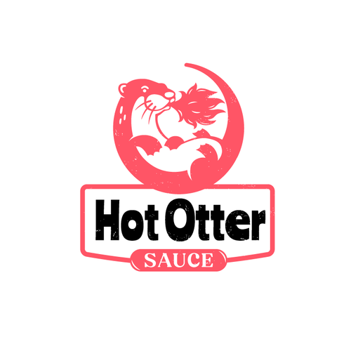 Design a Hot Sauce logo with an Otter Design by Ben Deltorov