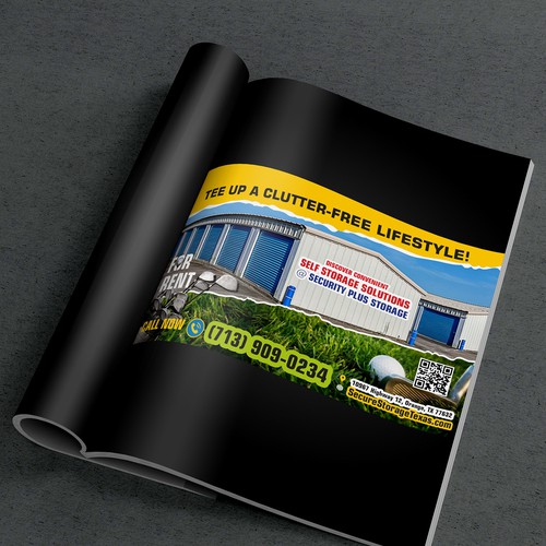 Eye-catching Illustration for Self Storage Ad in Golf Scorecard Design by JobDONE