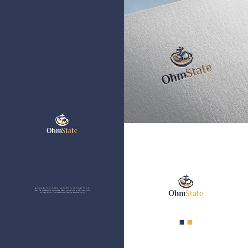 Design logo and brand identity guide for new mindfulness e-commerce store. Design by MotionPixelll™