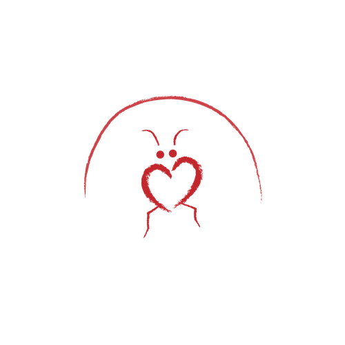 Long live the roaches…help design a simple “roach” logo that has a heart. Design by _abhi shek