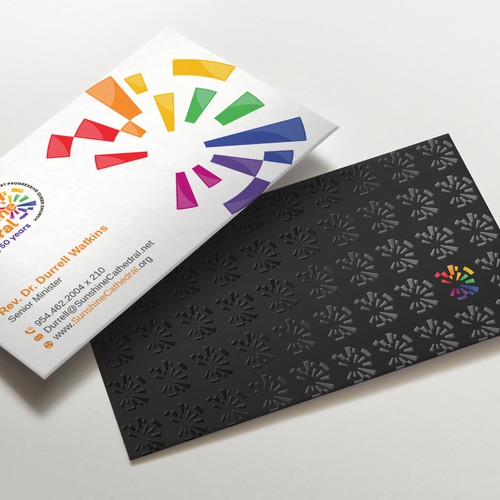 Business Card for Growing Progressing LGBTQ Church Design by LAXMI DESIGNHUB