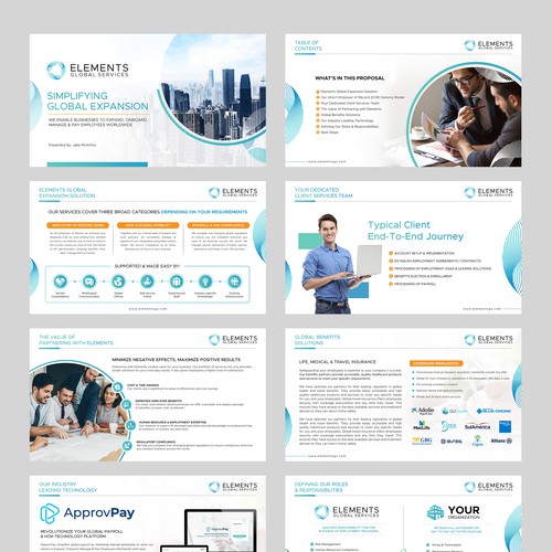 Elements rebrand PPT Design by Mike Balisi