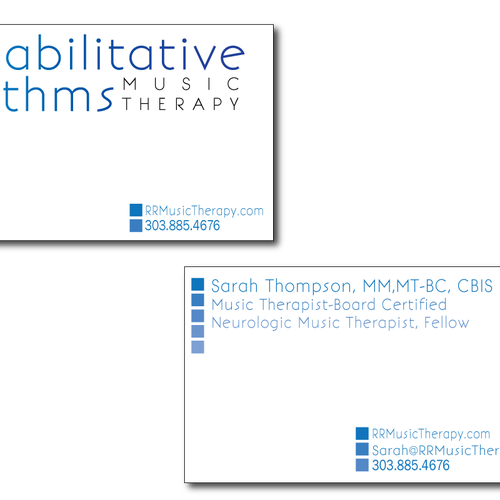 logo for Rehabilitative Rhythms Music Therapy Réalisé par Freakin_lu