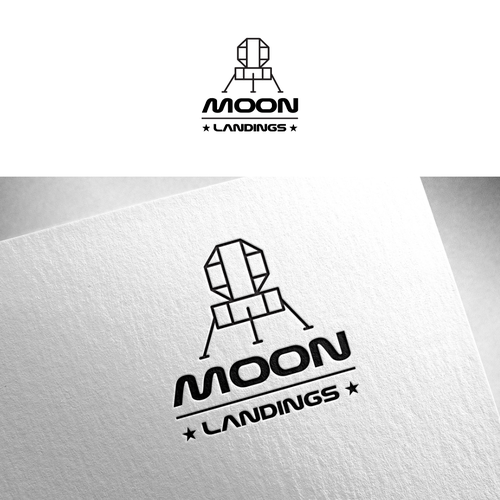 Gear and apparel logo inspired by the golden age of space exploration Design by Geoffroy R.