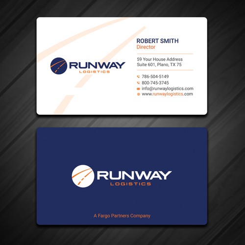 Design di Runway Logistics Business Card di Rskylight