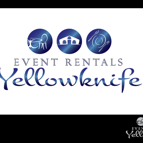 New event and party rental company needs a fun, modern and professional logo. Design by Acidpoptart