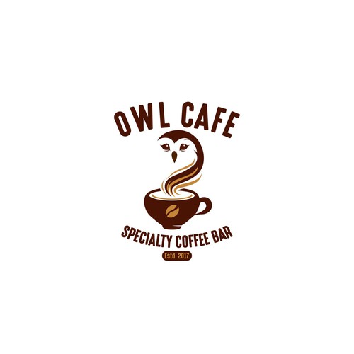 a new coffee shop logo design "owl cafe" Diseño de Radioes.royale
