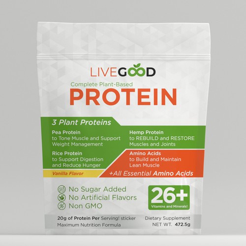 ***GUARANTEED PRIZE*** - LABEL DESIGN for Protein Powder -*****NEW***** Design by Packaging Design