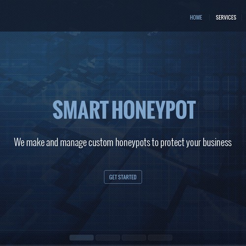 Professional as well as cool landing page for an innovative company that keep your business secure Design by Maia & Stefan Pulciu