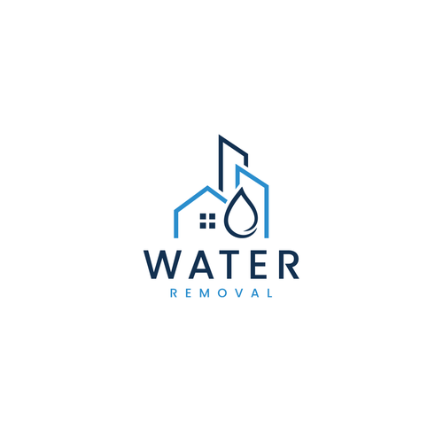 Logo Design For Water Damage Company Diseño de A r s l a n