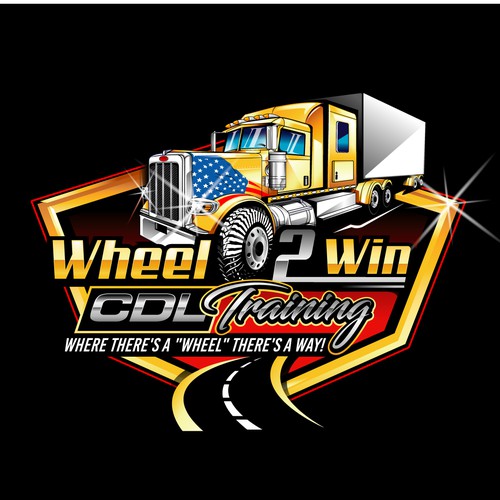 Design a Catchy Logo for CDL Truck Driving School Design by Just creative design¤●¤●