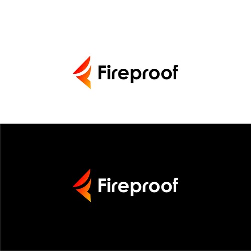 isometric fire logo Design by Lemonetea design