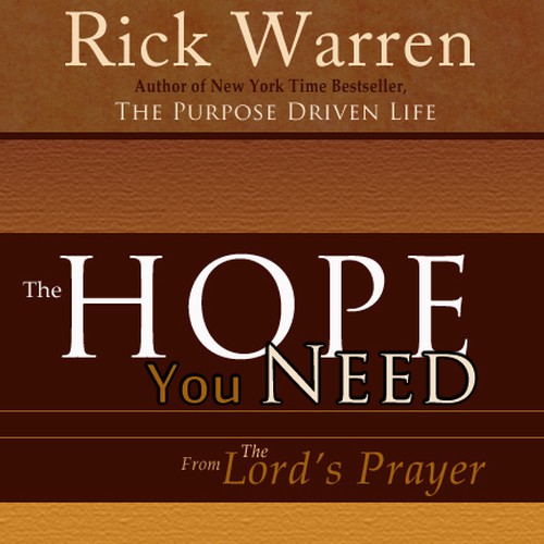 Design Rick Warren's New Book Cover Design von TDH