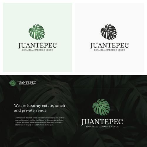 Design di Botanical garden & Venue Logo creation (we would like to use the leaf as a cut out on a steel plaque (with holes in the  di Nish_