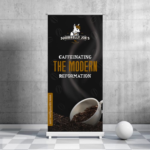 Coffee Company Trade Show Banner Design by AliDesign2023✅