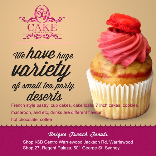 Newspaper Advertisement For Cake Generation Other Business Or Advertising Contest 99designs