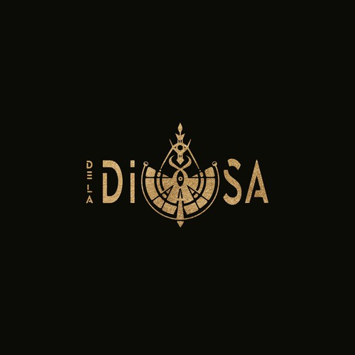 De la Diosa - Goddess Temple and Retreat Center Logo Design by Sauriêl Creative