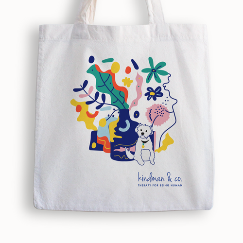 We need a hip, playful design for merch for our therapy practice Design by Nicolás Duque