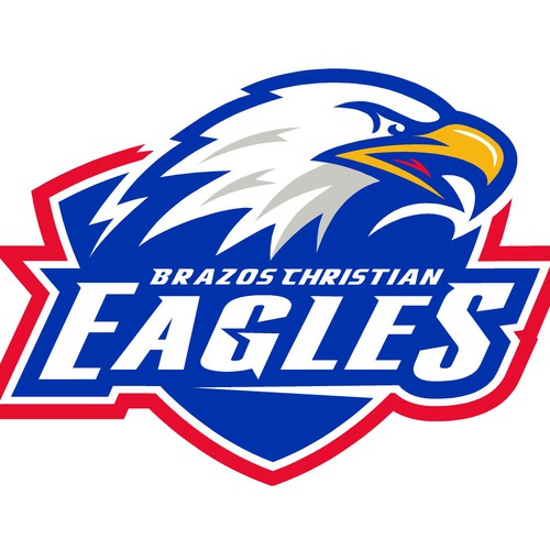 Design an orignal EAGLE mascot for Brazos Christian School Design by fs42158