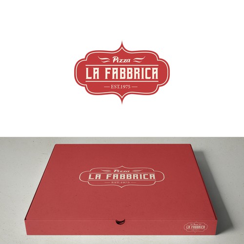 We need a powerful logo for our pizza production - La Fabbrica Design por majd kadi