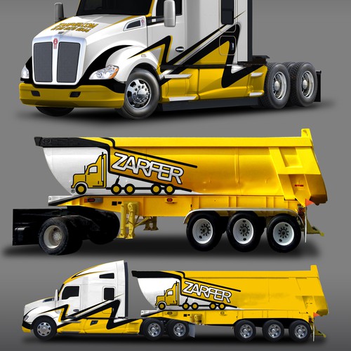 Make a new design for ZARFER trucks. Design by MasterWraps™