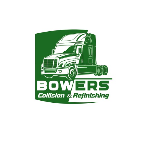 Bowers Collision and Refinishing Design by sowza