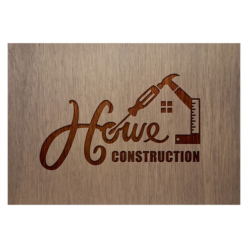 Howe Construction Logos Wanted! Must have the same cursive as my profile pic for word: Howe. Want better pictures!! Design by Kas_Ra