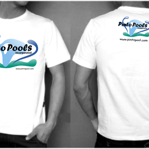 NEW Tshirt Design for swimming pool company Design by paramaya22