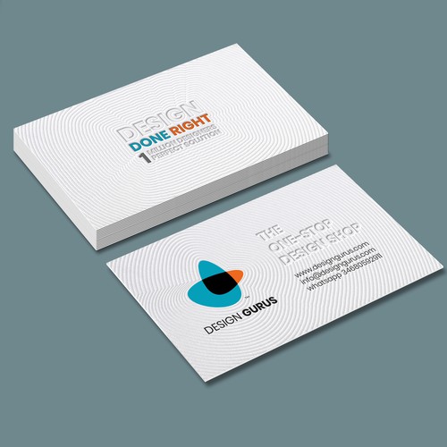 Business Card for DesignGurus.com Réalisé par fastdesign86