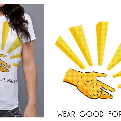 Wear Good for Haiti Tshirt Contest: 4x $300 & Yudu Screenprinter Réalisé par MV DESIGN