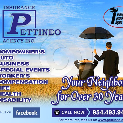 Insurance Agency needs a new postcard design! Design by sercor80