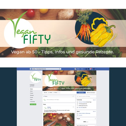 Facebook cover contest entry by Jan.