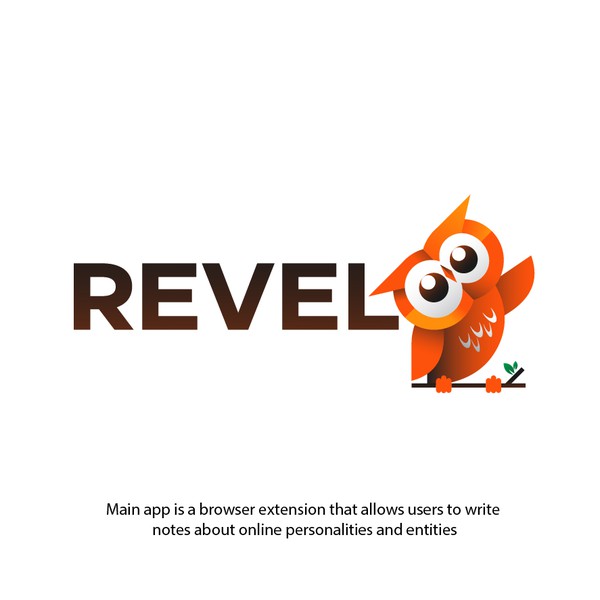 Design by coffee&designs titled "revel8 logo"