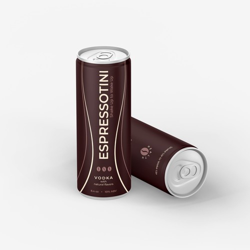 コンペ「We need a Sexy, Luxuriously Designed Espresso Martini in a Can that appeals to women (and men).」のデザイン by Cameleon77さん 