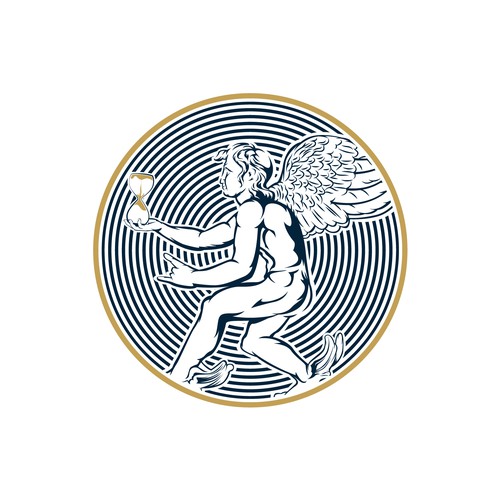 Modern Greek God of Time Design by Brainbox Studio